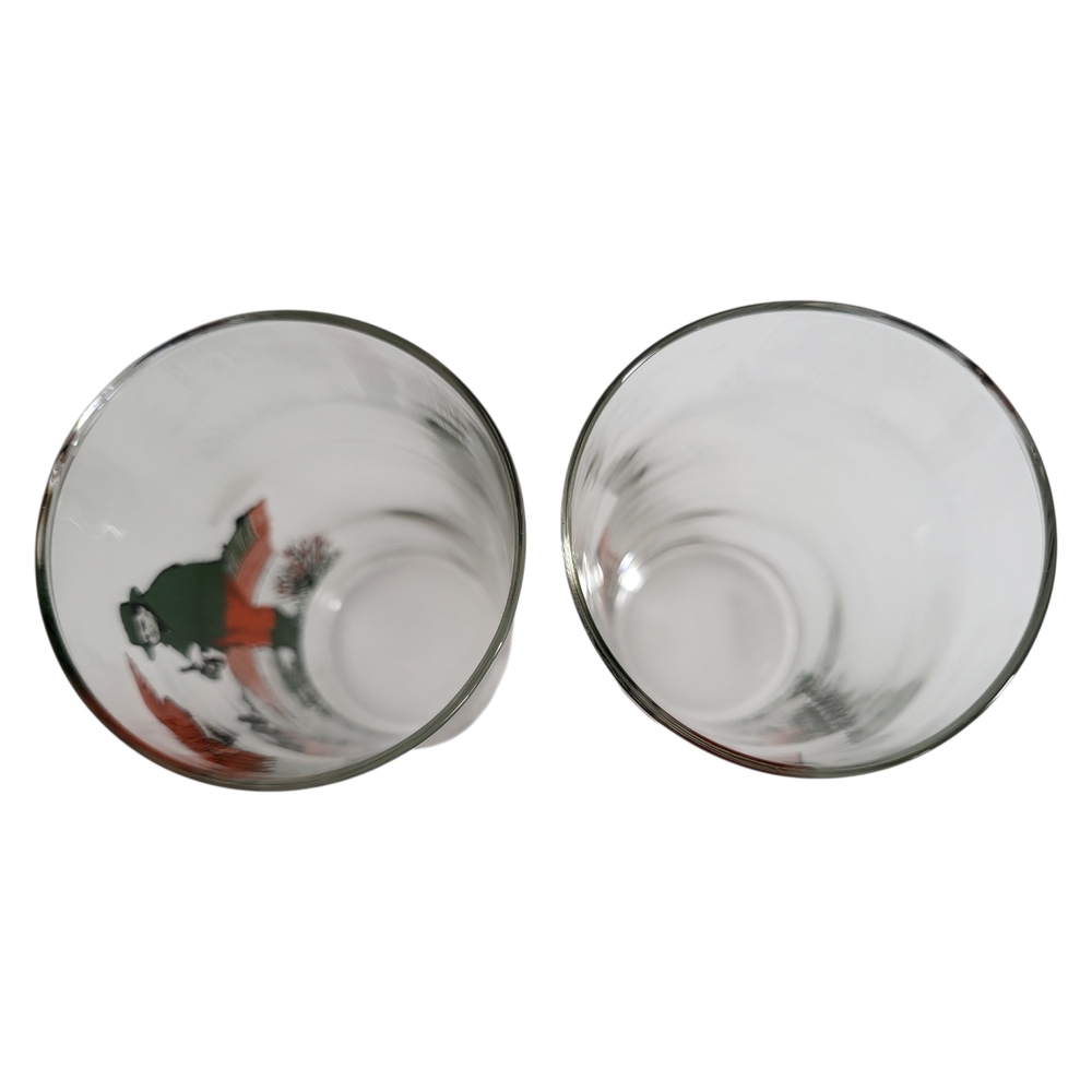 Vintage Mid Century Bird Duck Hunting Glass Tumblers - Set of 6 - Picture 12 of 12